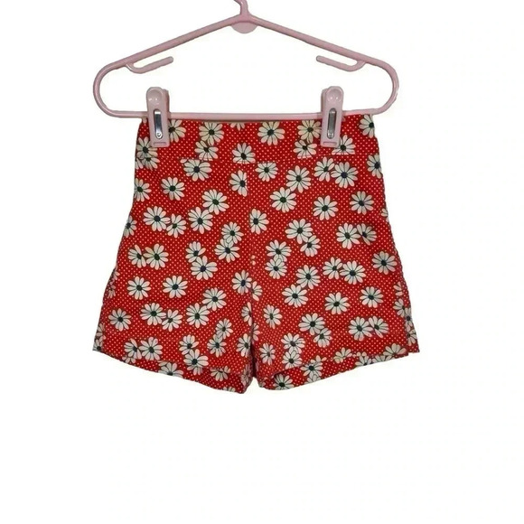 True Vintage 70s 2Pc:Luv It High Waist Bell Bottom Jeans+Health-tex Daisy Shorts - Picture 7 of 10